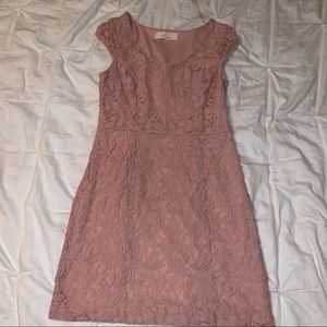 Cute Lacy Pink Dress